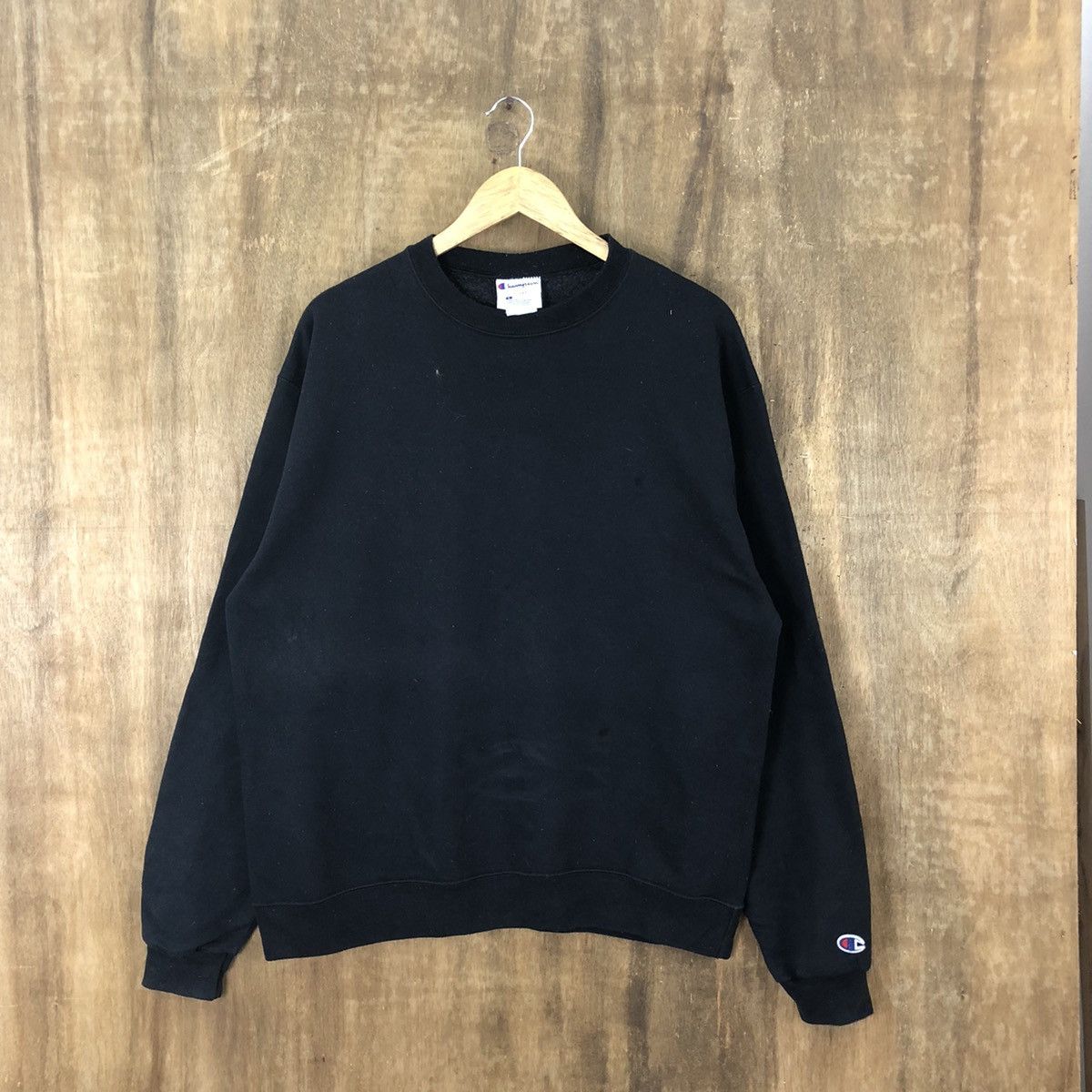 Vintage Champion Black Sweatshirt 150 T-Shirts, Hoodie | FlexRushtees.com