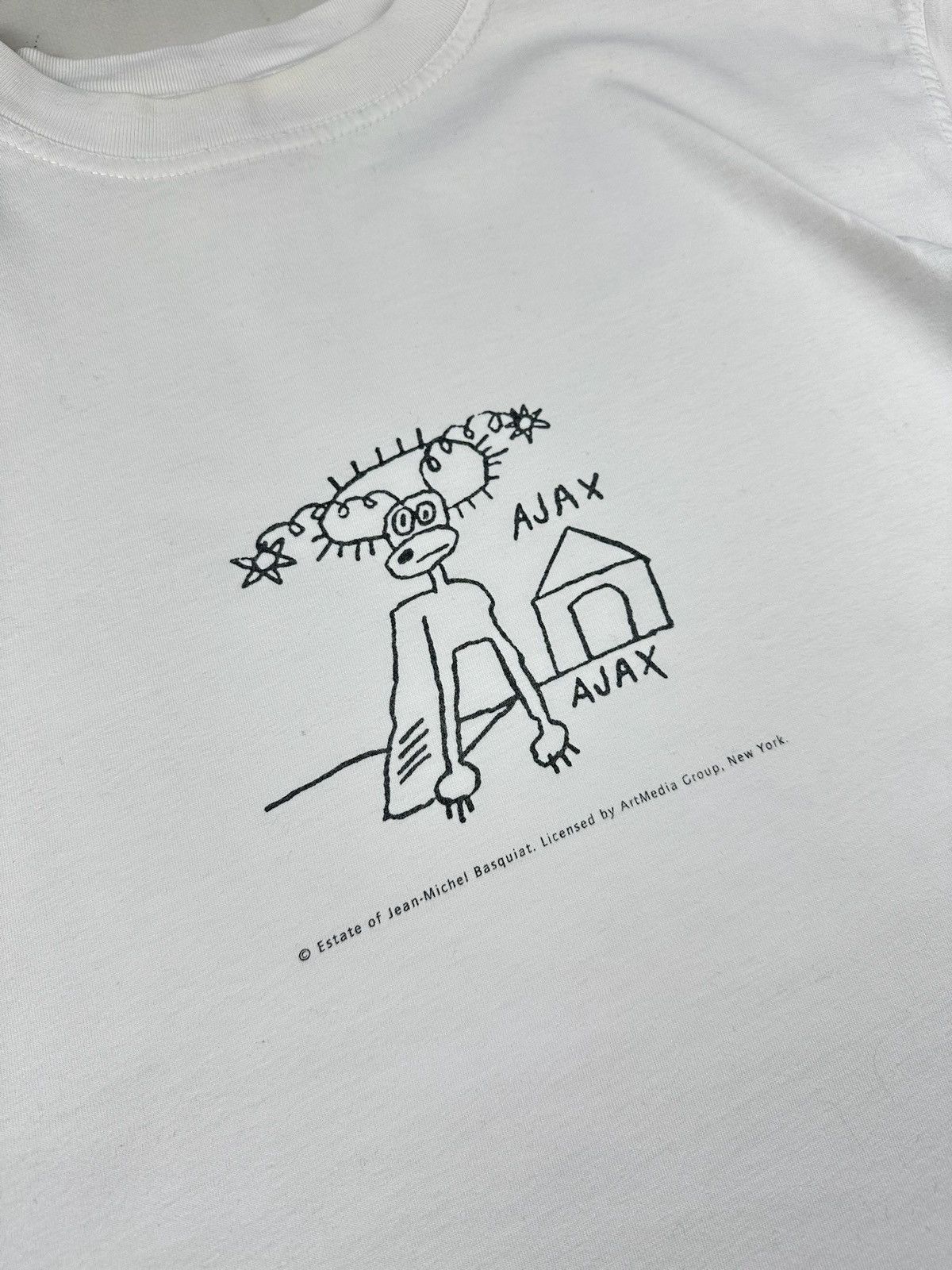 Jean Michel Basquiat Vintage Jean Michel Bosquit 2k T Shirt Art Tee Museum