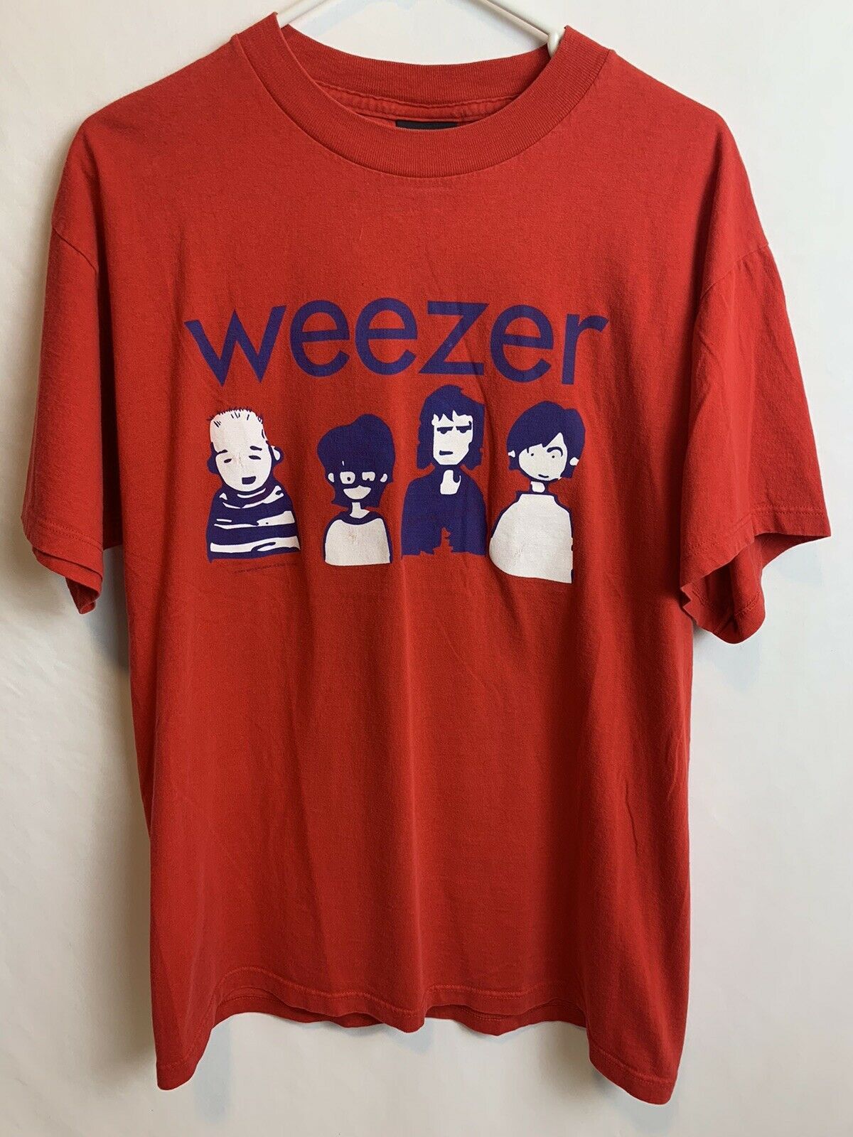 Giant Vintage Weezer Album Tour Graphic Men S T Shirt Giant Tag