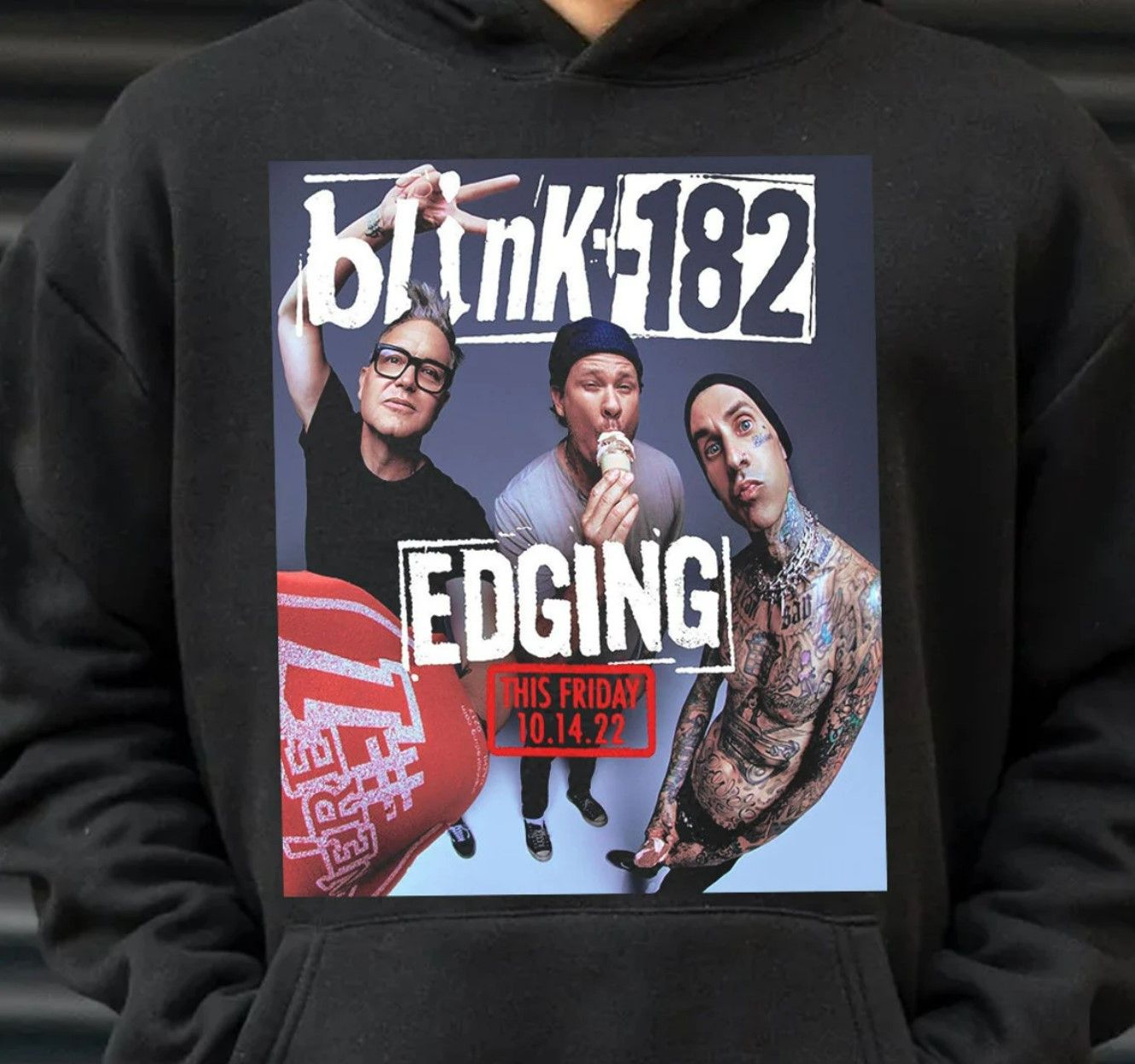 Band Tees Blink 182 Band Sweatshirt Blink 182 Rock Hoodie Shirt | FlexRushtees.com