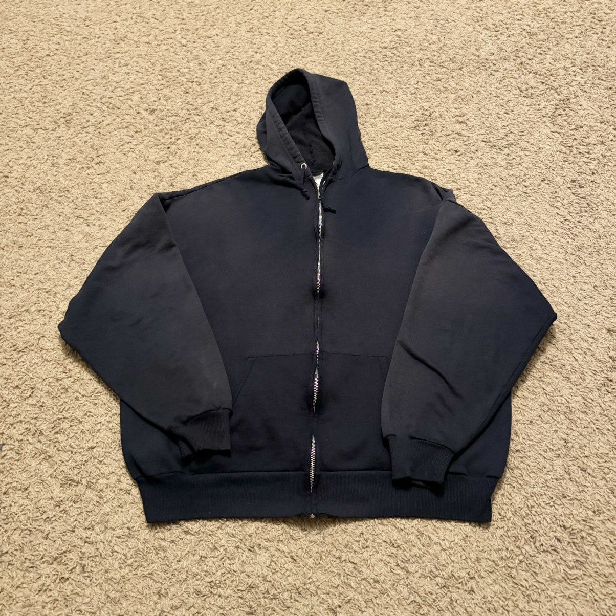 Vintage Navy Fade Jerzees Hoodie