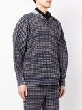 Homme Plisse Issey Miyake Homme Plisse Pleated Printed Hoodie
