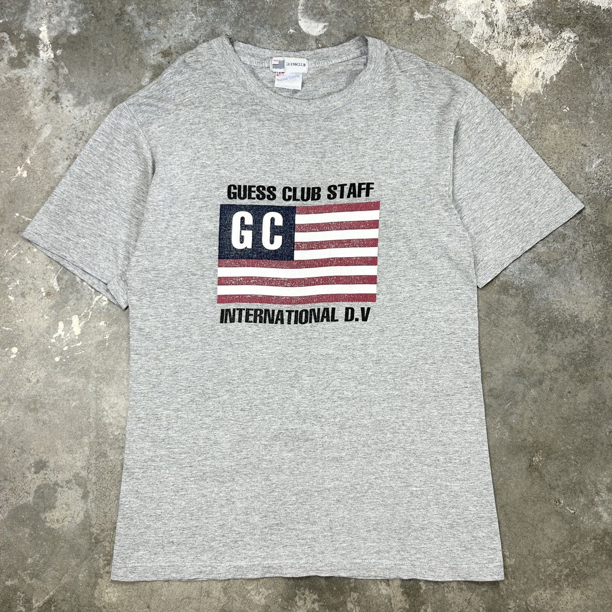 Vintage 90s Guess Club Staff Tee Hoodie, Sweatshirt | FlexRushtees.com
