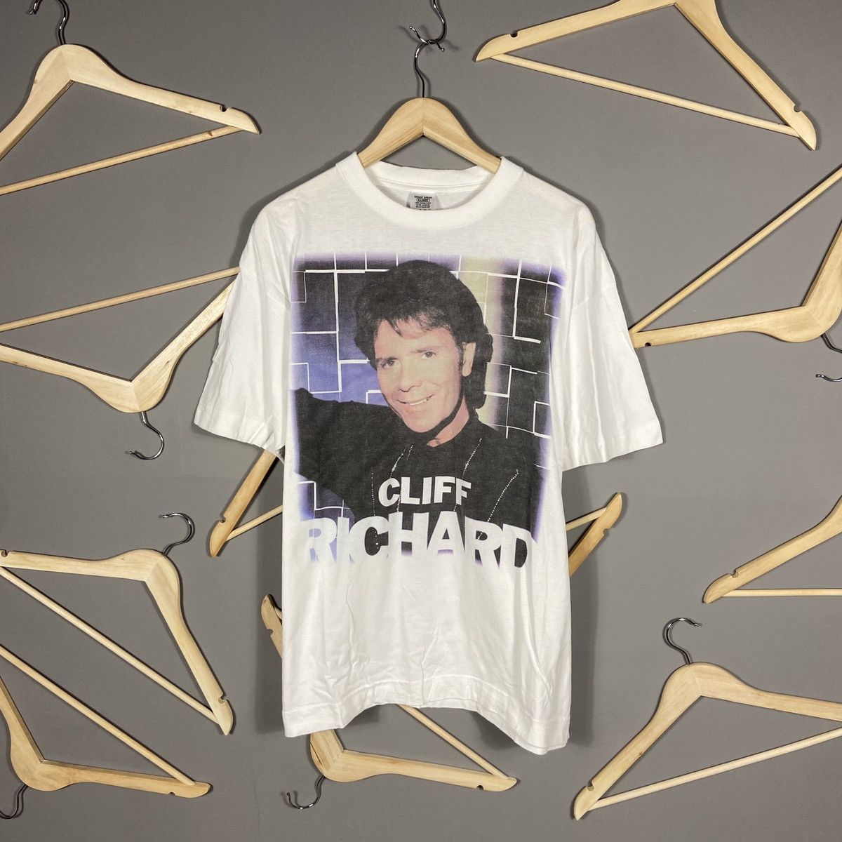 Band Tees Vintage 1993 Cliff Richard Tour T Shirt Hoodie, Sweatshirt | FlexRushtees.com