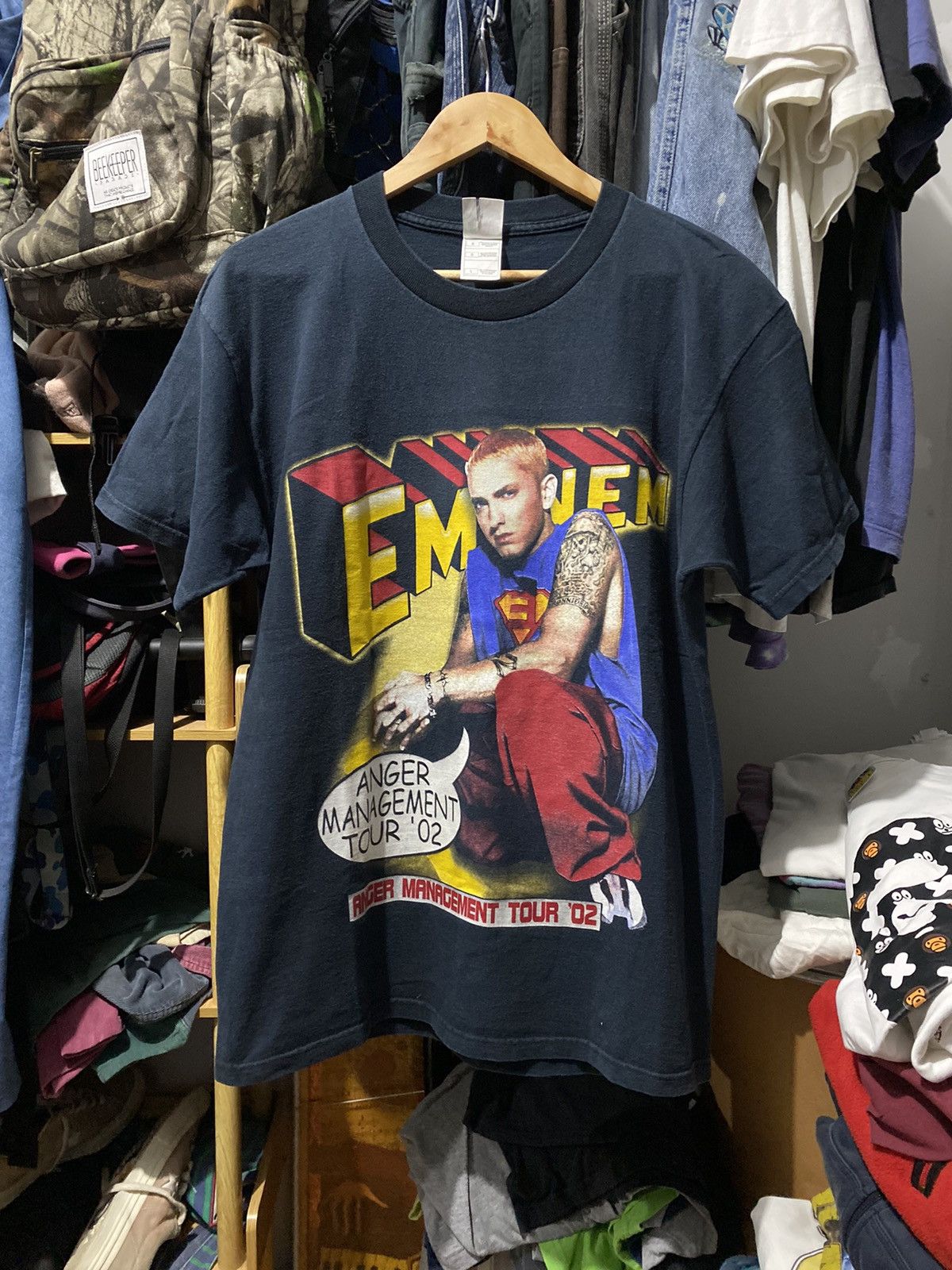 Eminem X Rap Tees Eminem Anger Management Tour 2002 Hoodie, Sweatshirt | FlexRushtees.com