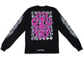Chrome Hearts Eye Chart Dagger Longsleeve T Shirt Black Lightly Worn Hoodie, Sweatshirt | FlexRushtees.com