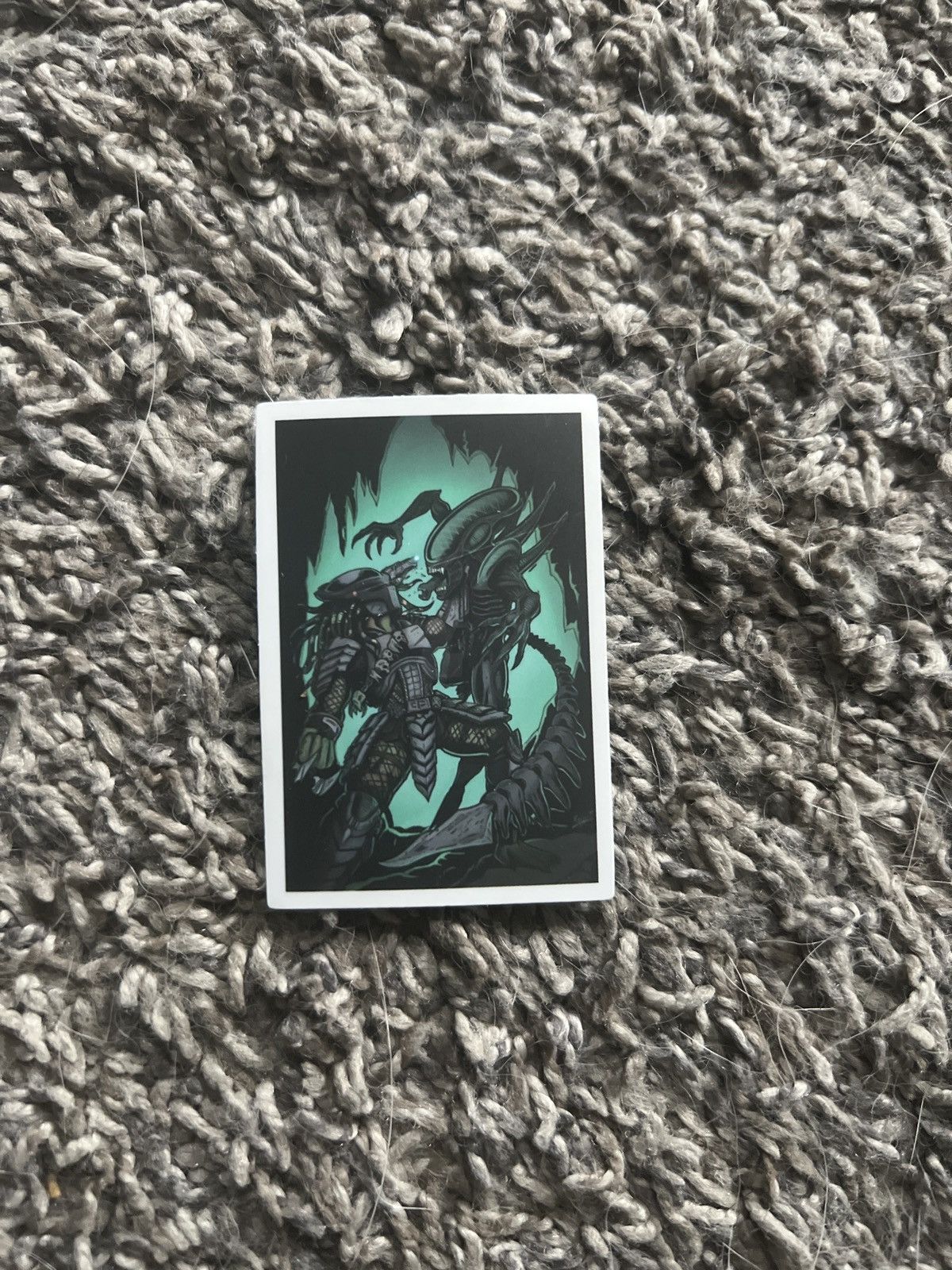 Hypebeast Alien Vs Predator Fight Sticker