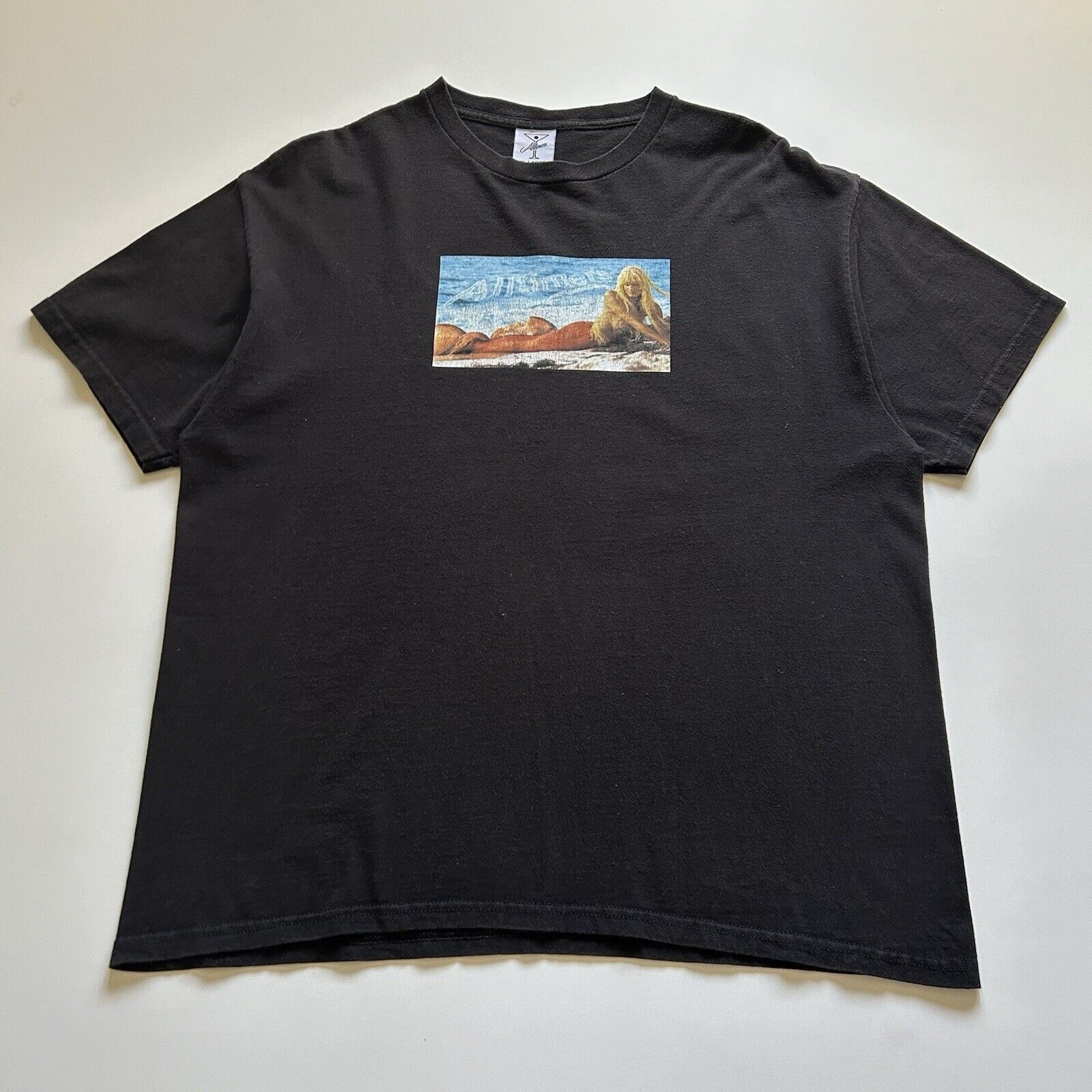 Alltimers Skateboarding Mermaid T Shirt Xl Faded Black Rare Hoodie, Sweatshirt | FlexRushtees.com