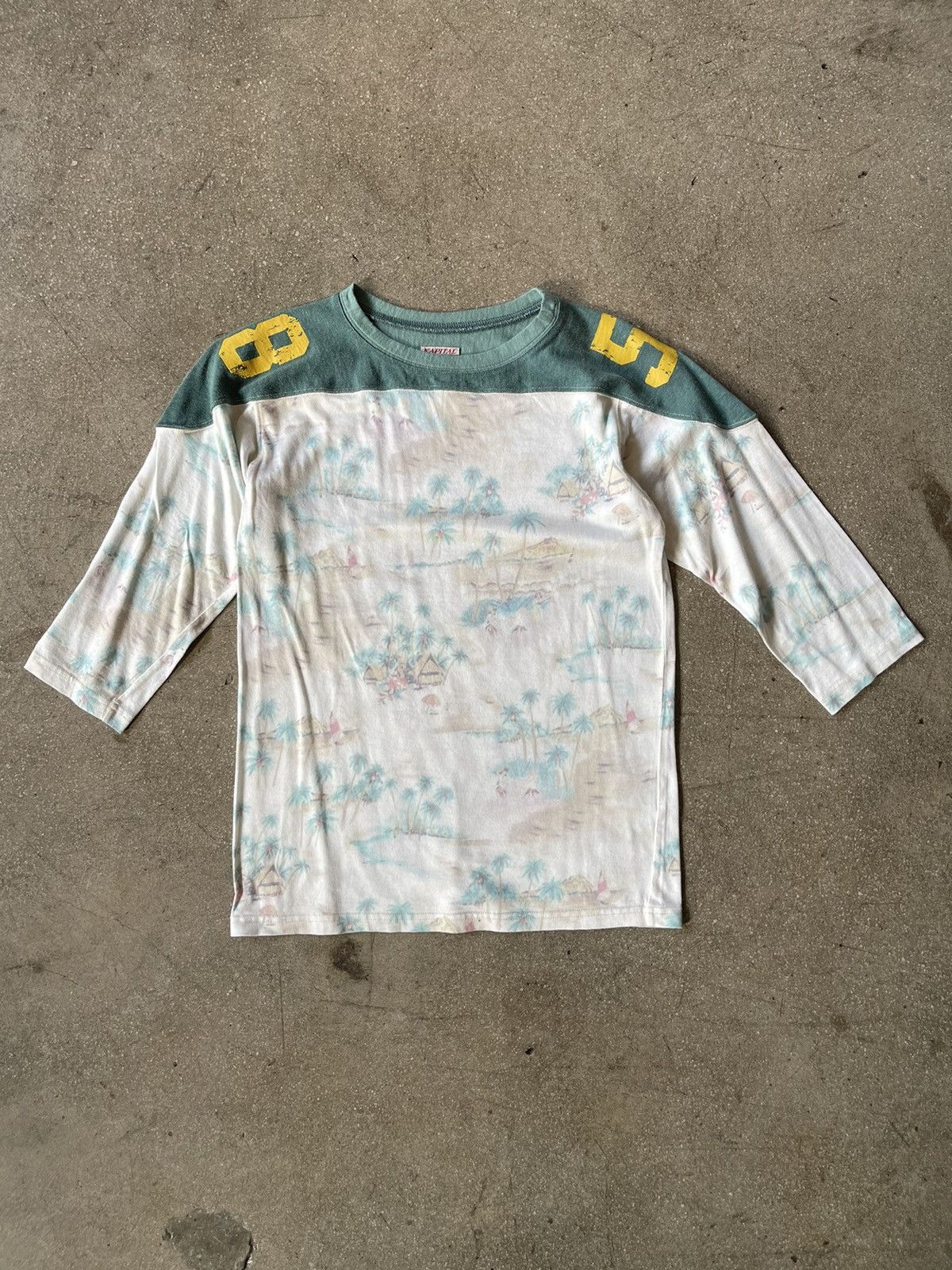 Kapital 3 4 Sleeve Tropical Jersey