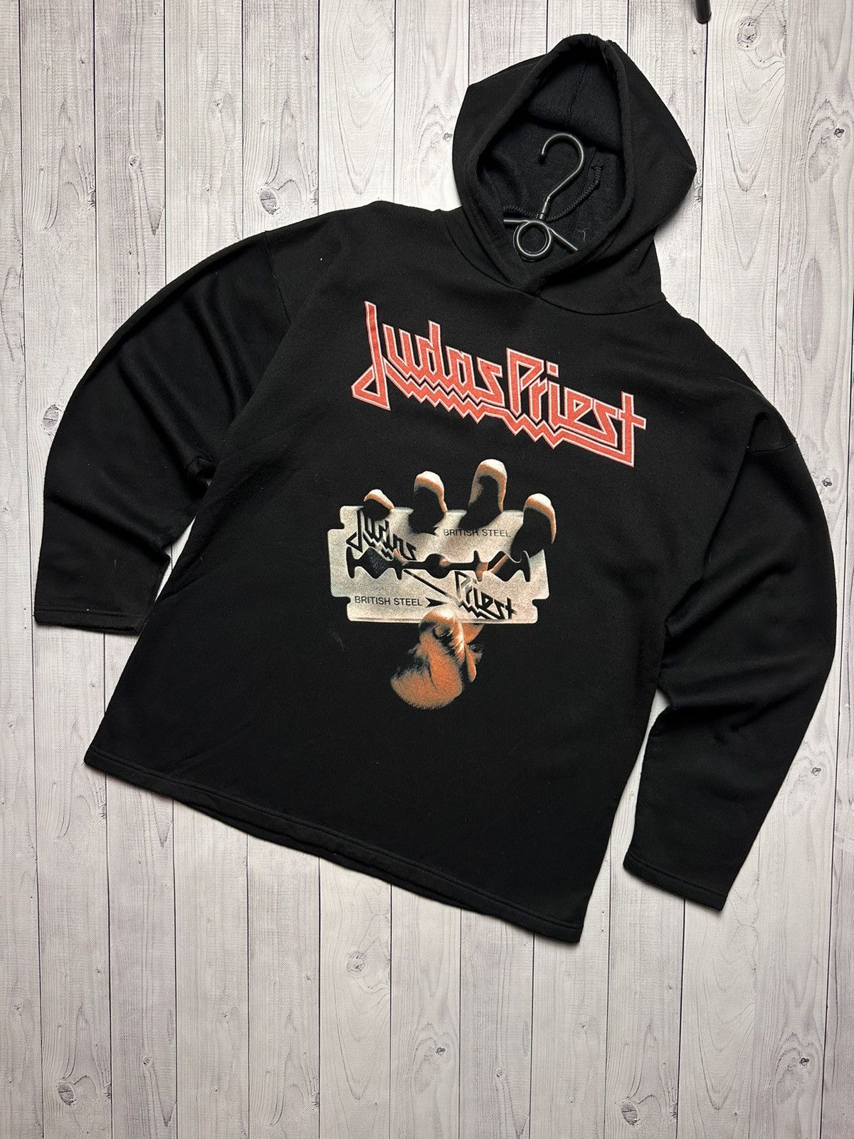 Vintage Judas Priest Rock Hoodie Rare Size Xl T-Shirts, Sweatshirt | FlexRushtees.com