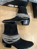 Amiri Chain Cuban Heel Boot