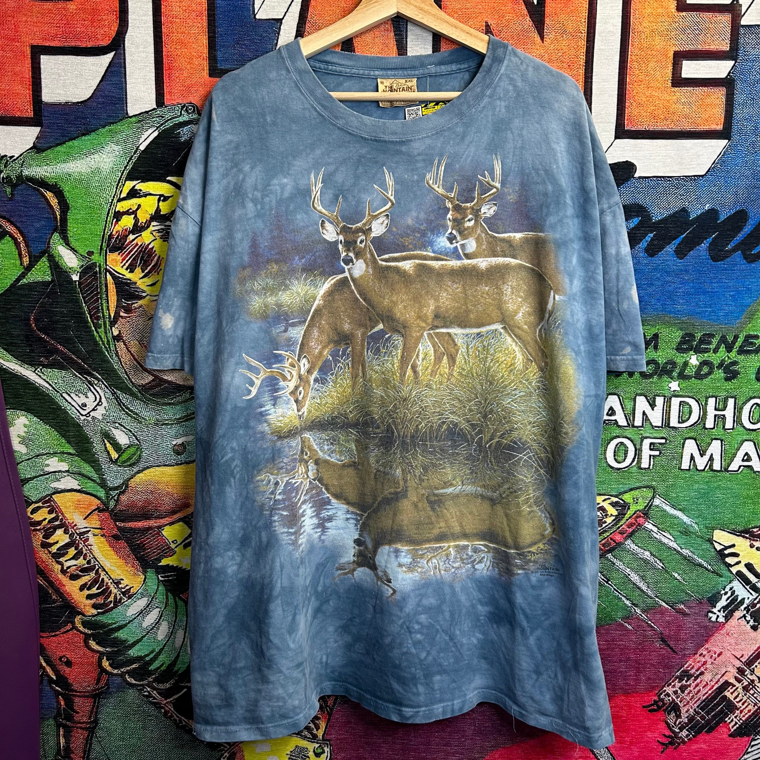 Vintage 90 S The Mountains Deer Tee Size 2xl