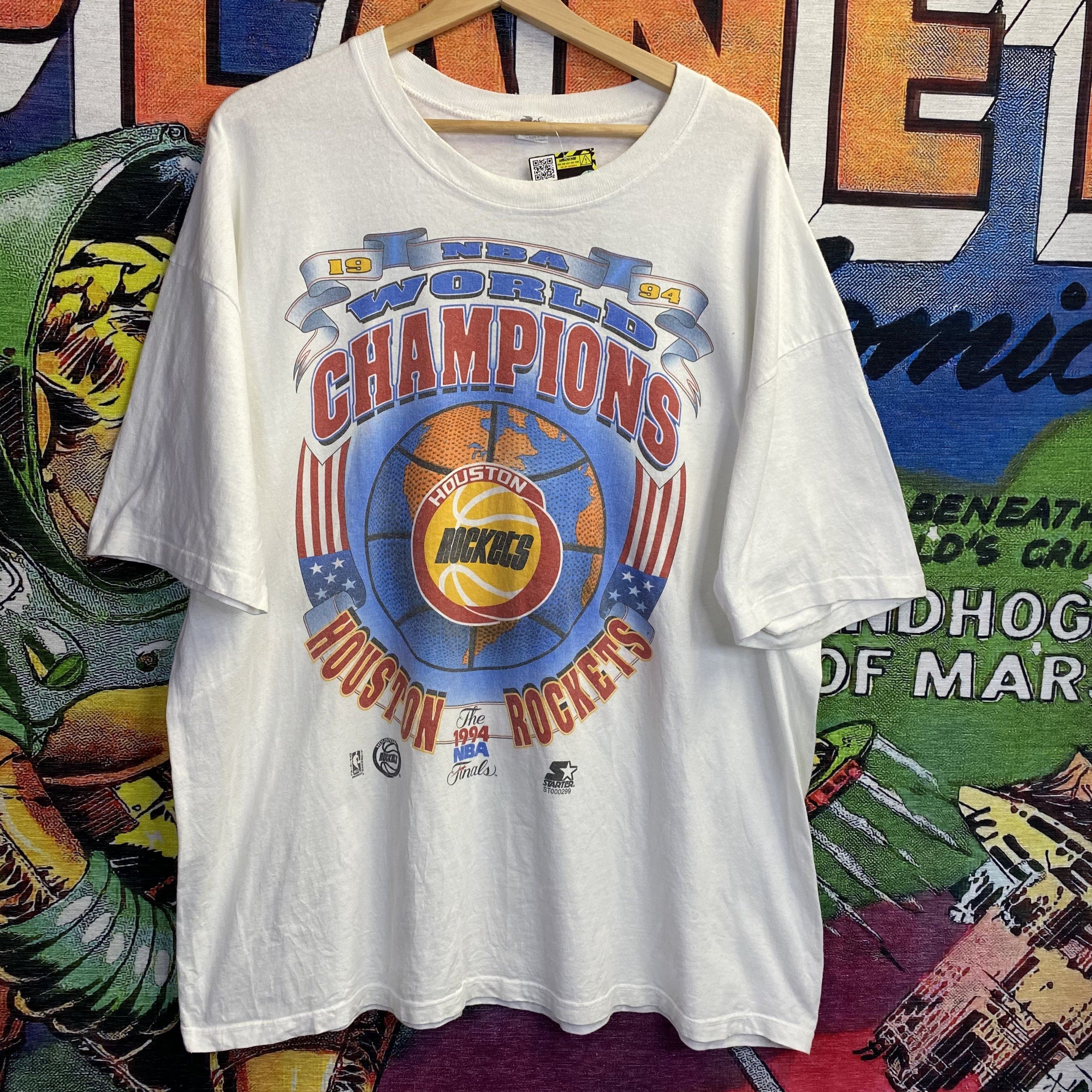Starter X Vintage 1994 Nba Houston Rockets Tee Shirt Sz Xl