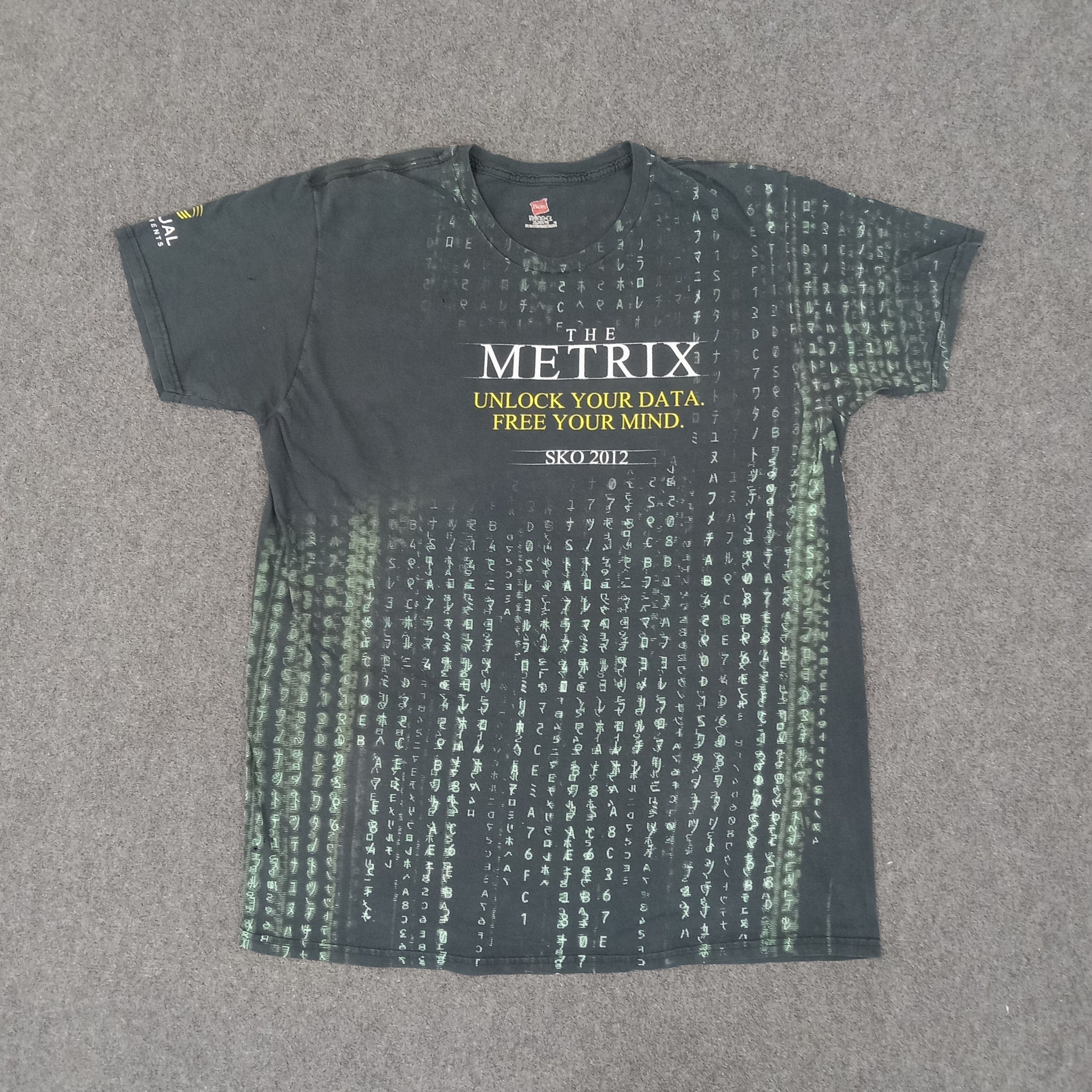 Vintage The Matrix American Spy Movie Overprint Tshirt Hoodie, Sweatshirt | FlexRushtees.com