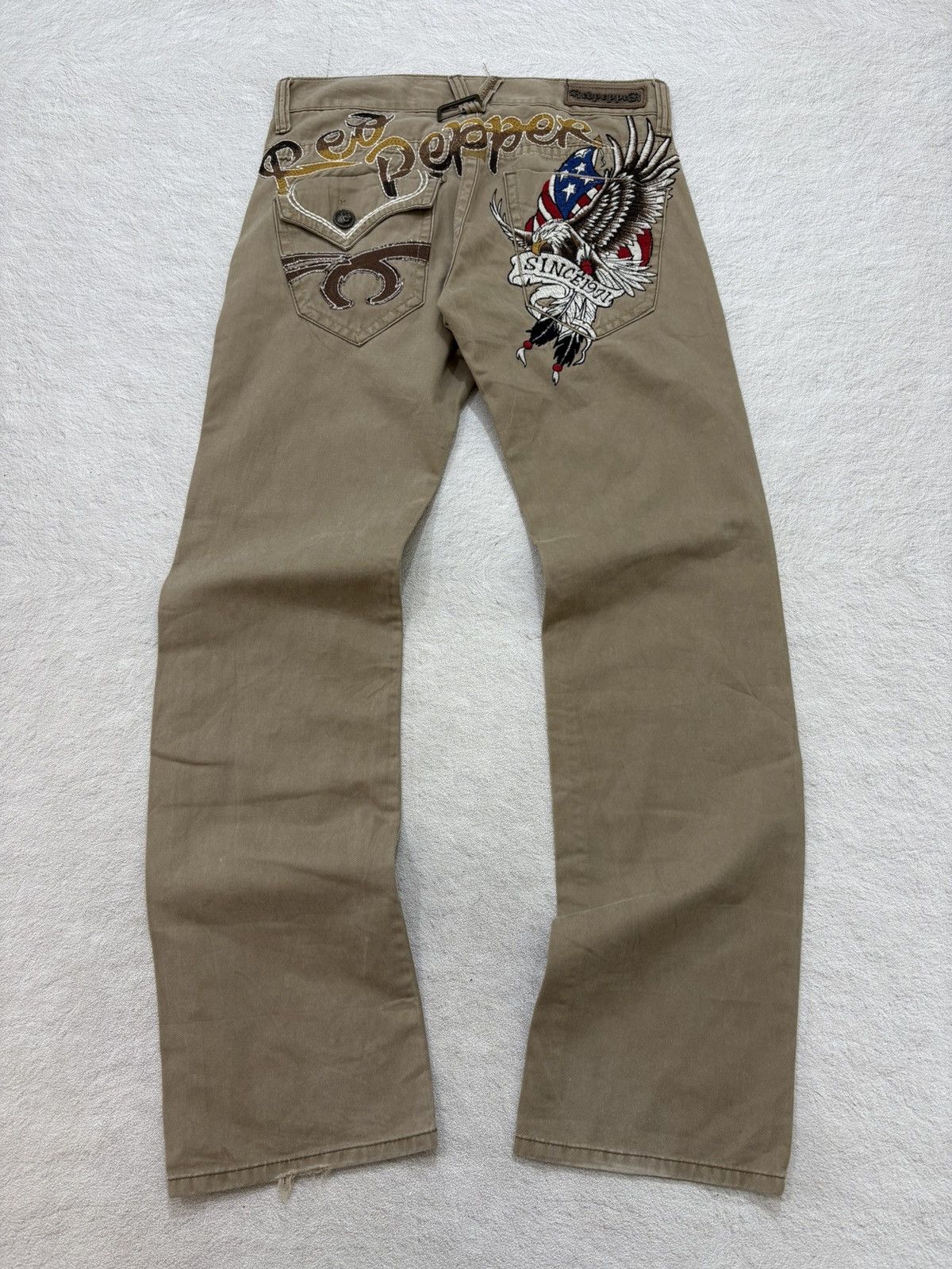 Kapital 2000s Red Papper Japan Embroidery Eagle Y2k Style