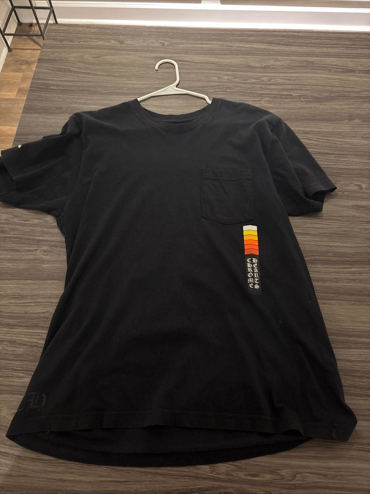 Chrome Hearts Black Medium Chrome Hearts Boost Tee Shirt Hoodie, Sweatshirt | FlexRushtees.com