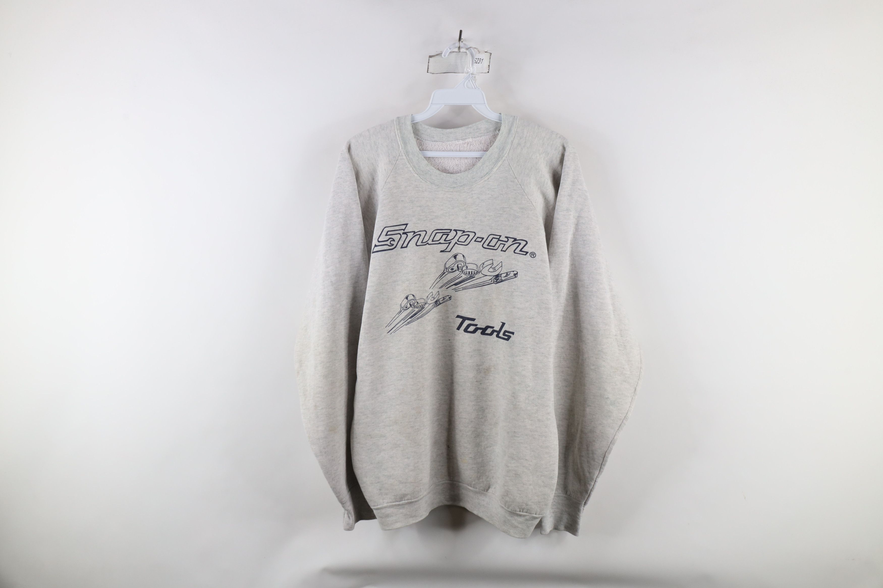 Vintage 90s Spell Out Snap On Tools Crewneck Sweatshirt Usa T-Shirts, Hoodie | FlexRushtees.com