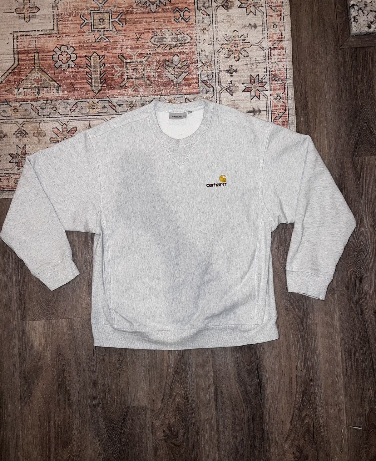 Wip Carhartt Wip Light Heather Grey Crewneck