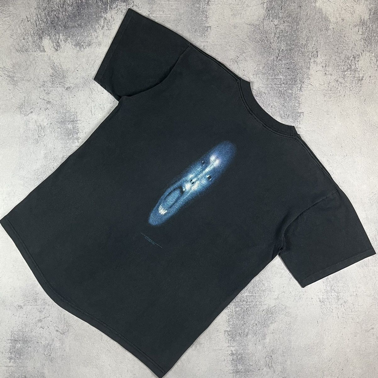 Vintage X Files Stanley Desantis Movie Rare Scream Tee 1995