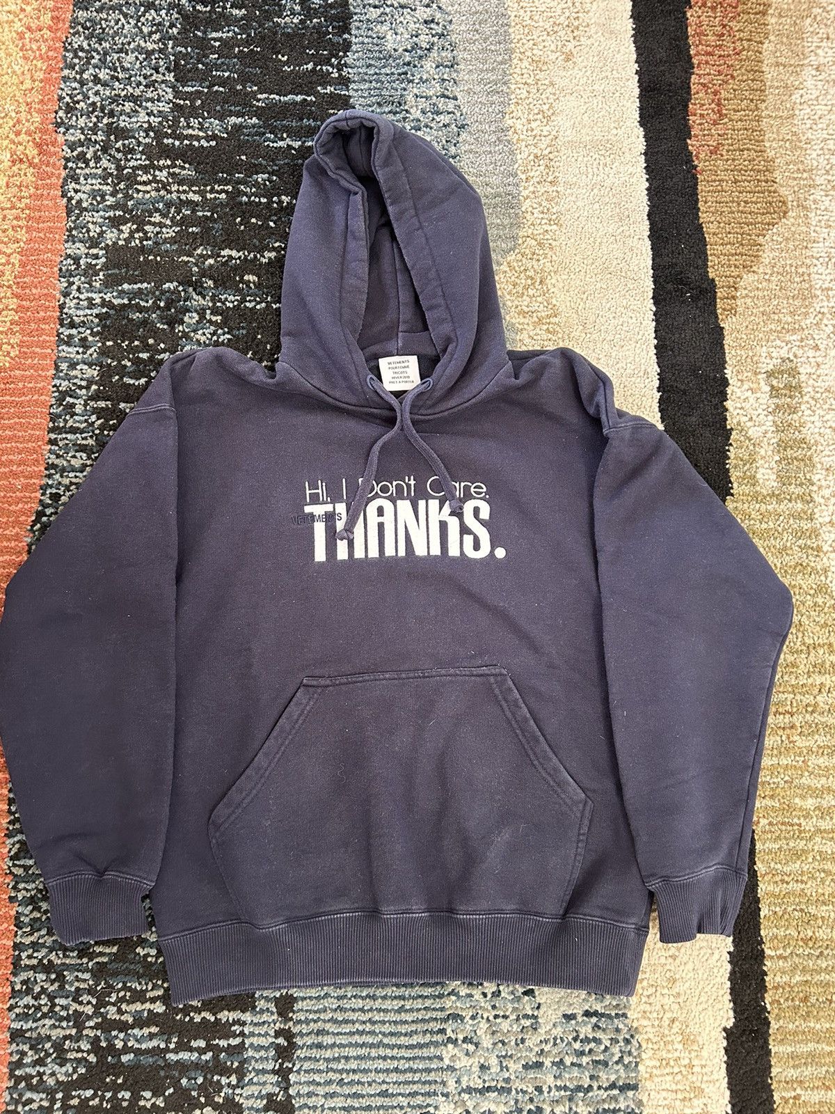 Vetements I Don T Care Pullover Hoodie T-Shirts, Sweatshirt | FlexRushtees.com