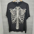 Japanese Brand X Vintage Vintage Delta Skeleton T Shirt 1990 90s Hoodie, Sweatshirt | FlexRushtees.com