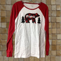 Vintage New The Children S Place Women S Small Buffalo Print Mama Pajama Top Only Holiday Shirt