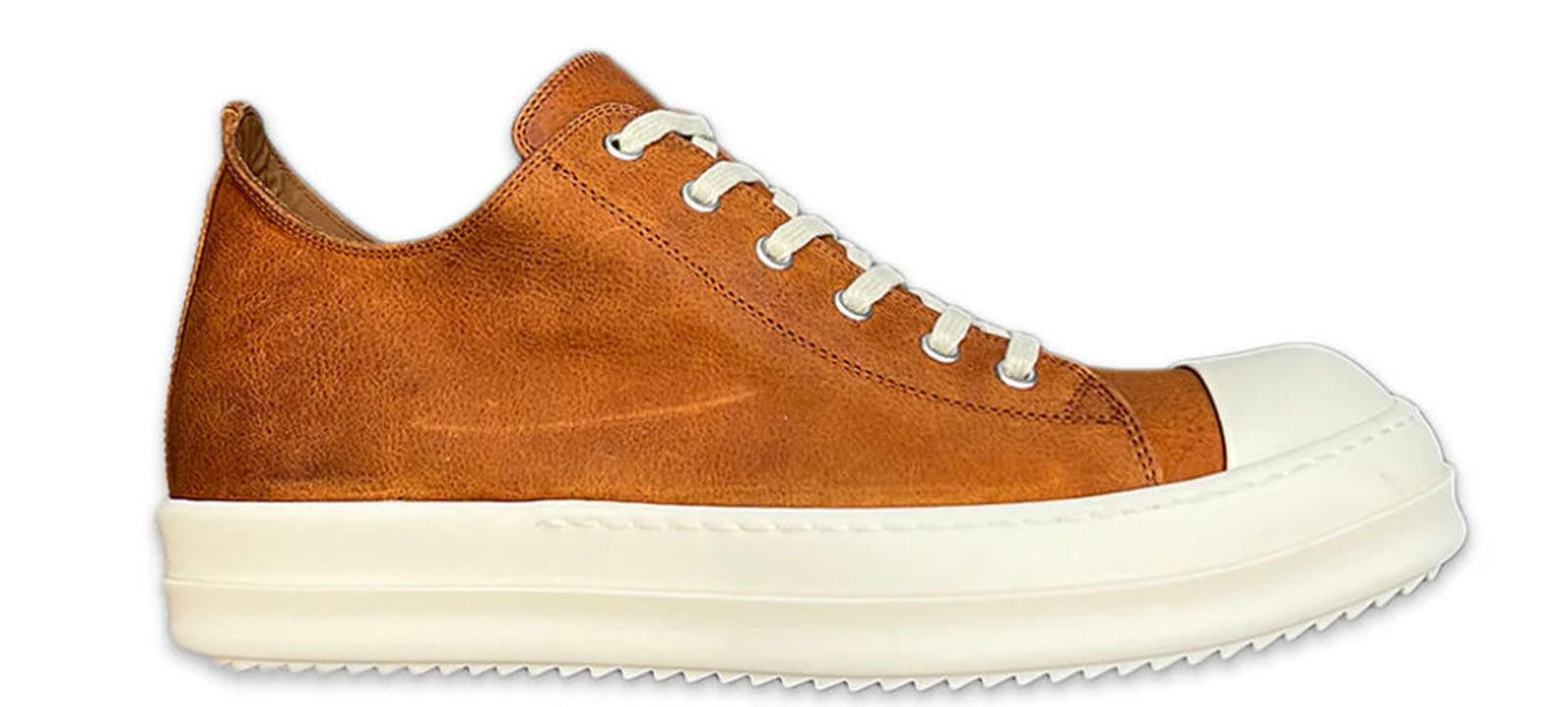 Owens Rick Owens Lido Ramone Low Clay Milk Lightly Worn