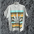 Gildan Marijuana Leaf Shirt Medium Men Gray Gildan Heavy Cotton Crew Neck Short Sleeve Tee Aztec Boh