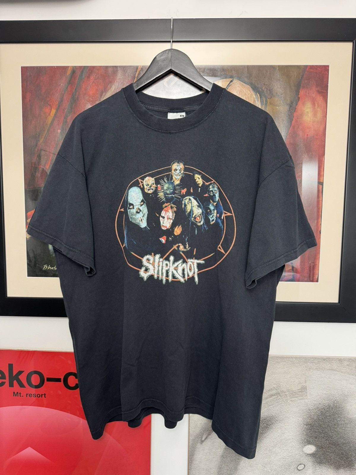 Band Tees Vintage Slipknot Og Metal Tee 2002 Back Print Avant Garde