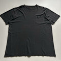Vintage Y2k Sun Faded Black Blank Basic Pocket T Shirt Xxl Hoodie, Sweatshirt | FlexRushtees.com