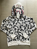 Bape Camo Double Shark Hoodie T-Shirts, Sweatshirt | FlexRushtees.com