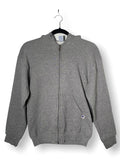 Vintage Gray Russell Zip Up Hoodie Made In Usa