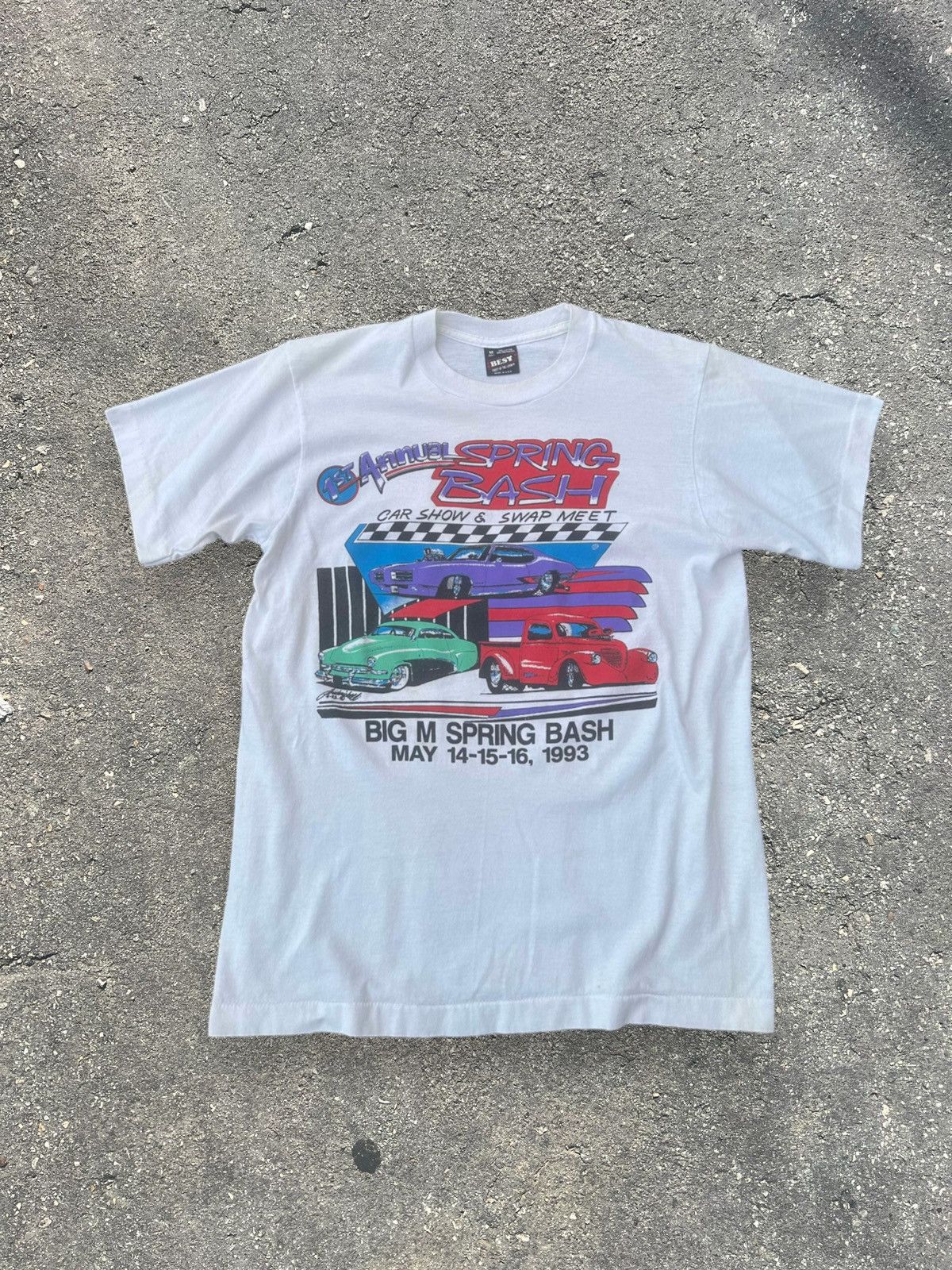 True Vintage 1993 Nascar Spring Bash Tee Hoodie, Sweatshirt | FlexRushtees.com