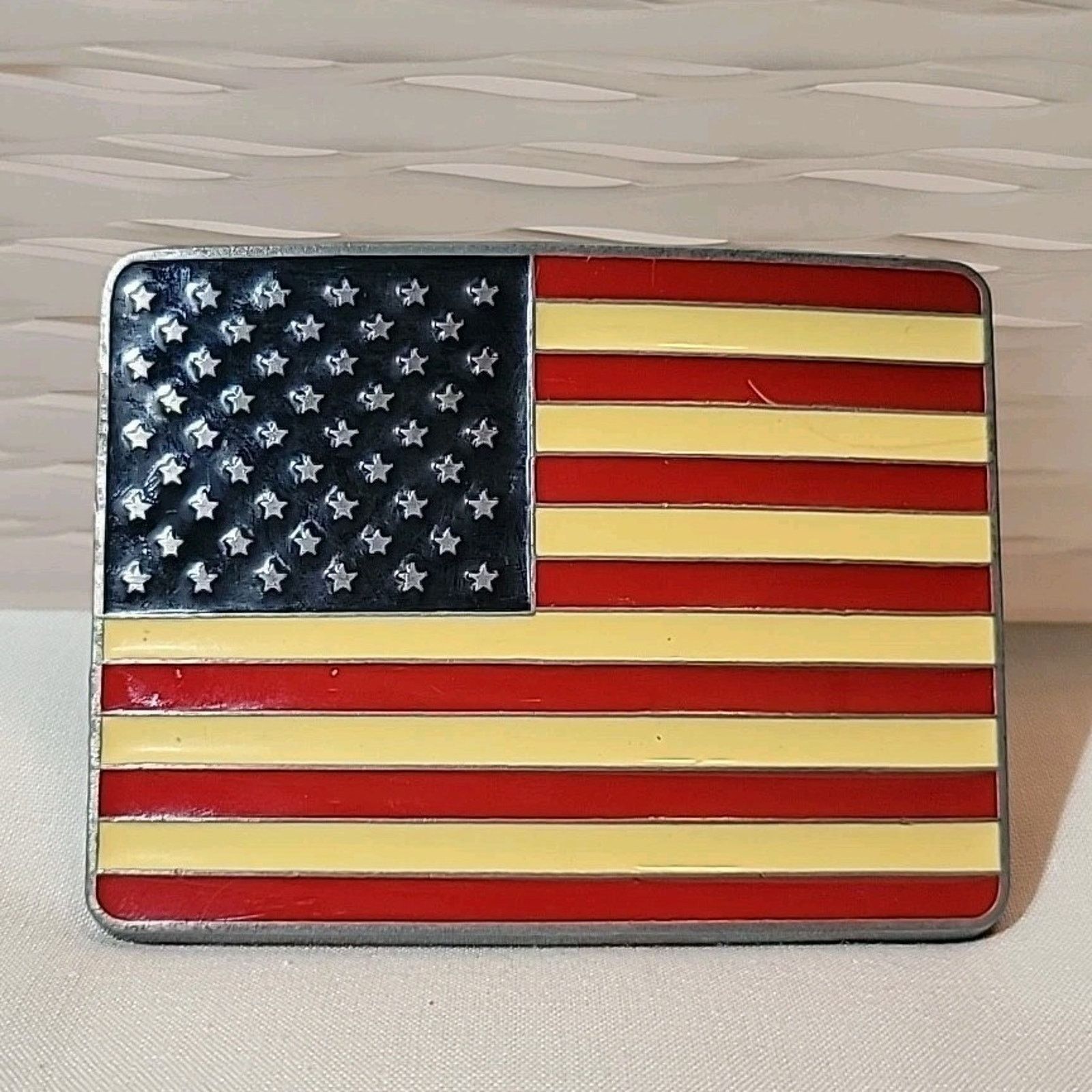 Other Usa Buckle Patriotic Military Collector American Flag Metal