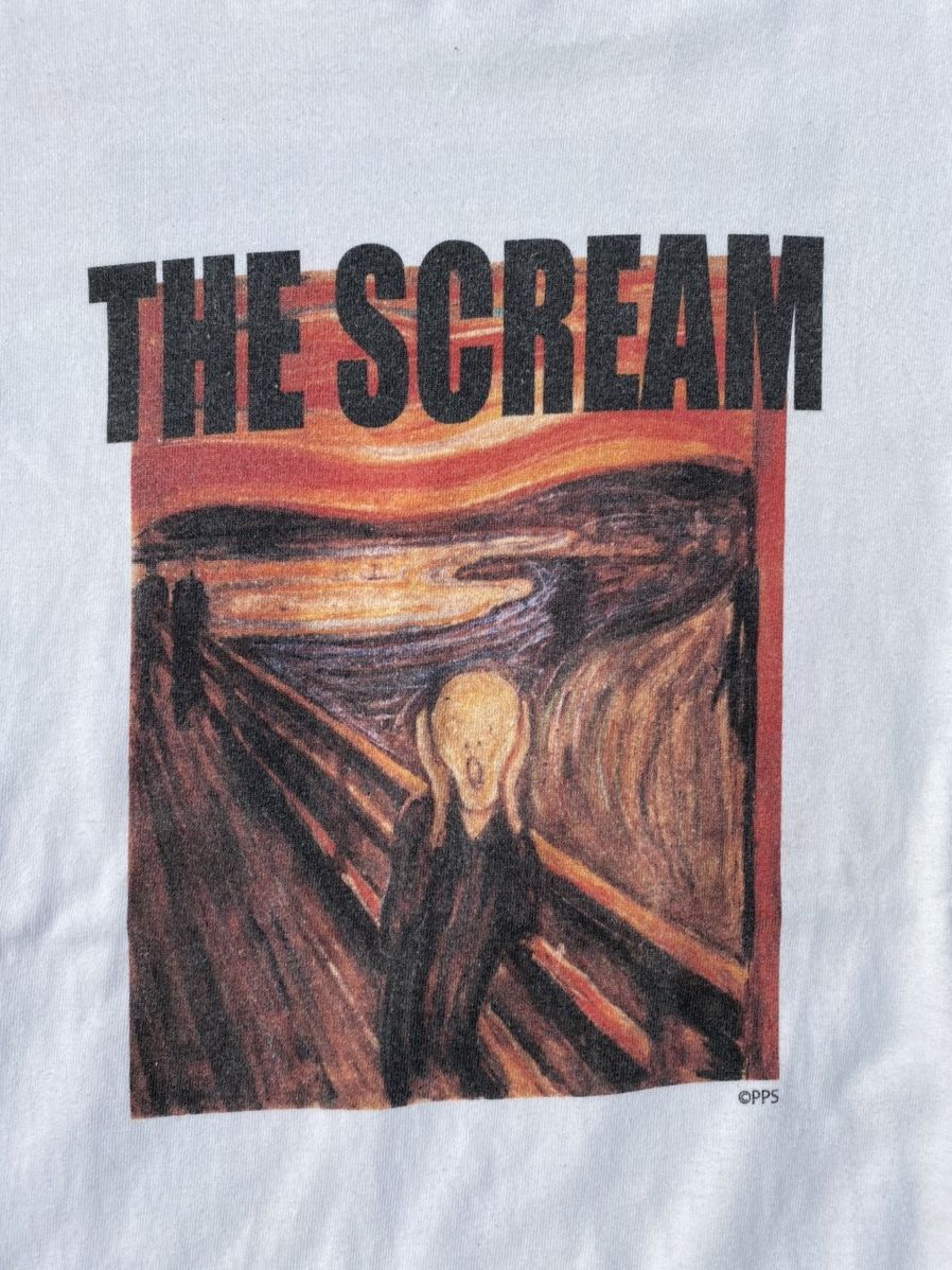 The Scream Vintage Mirror Print