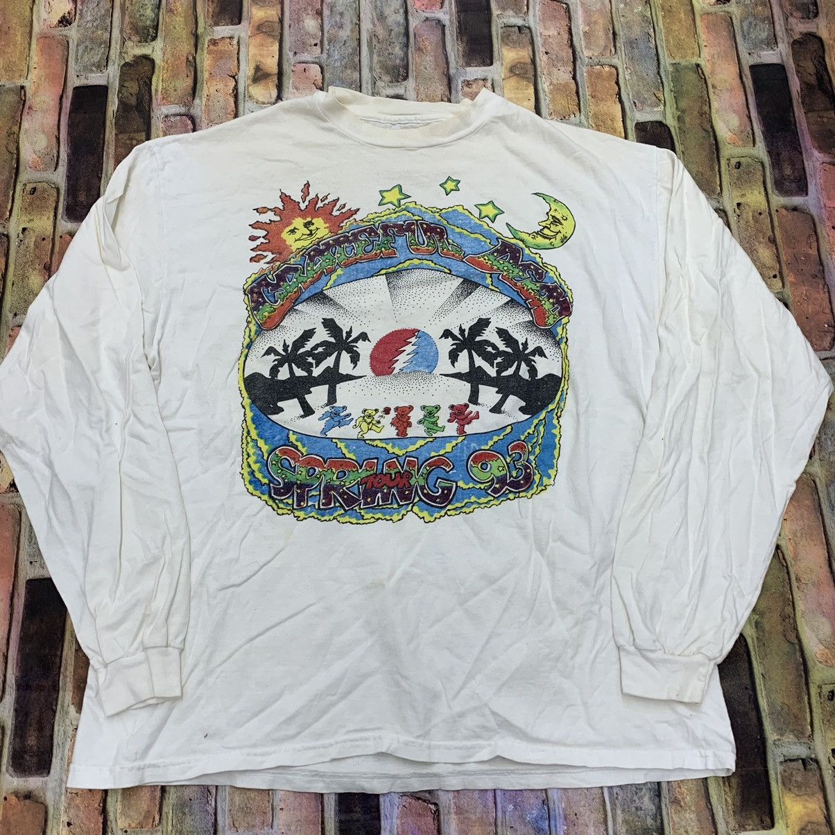 Grateful Dead X Vintage Grateful Dead Spring Tour 1993 Long Sleeve Tee Hoodie, Sweatshirt | AU16VibeMintTees.com
