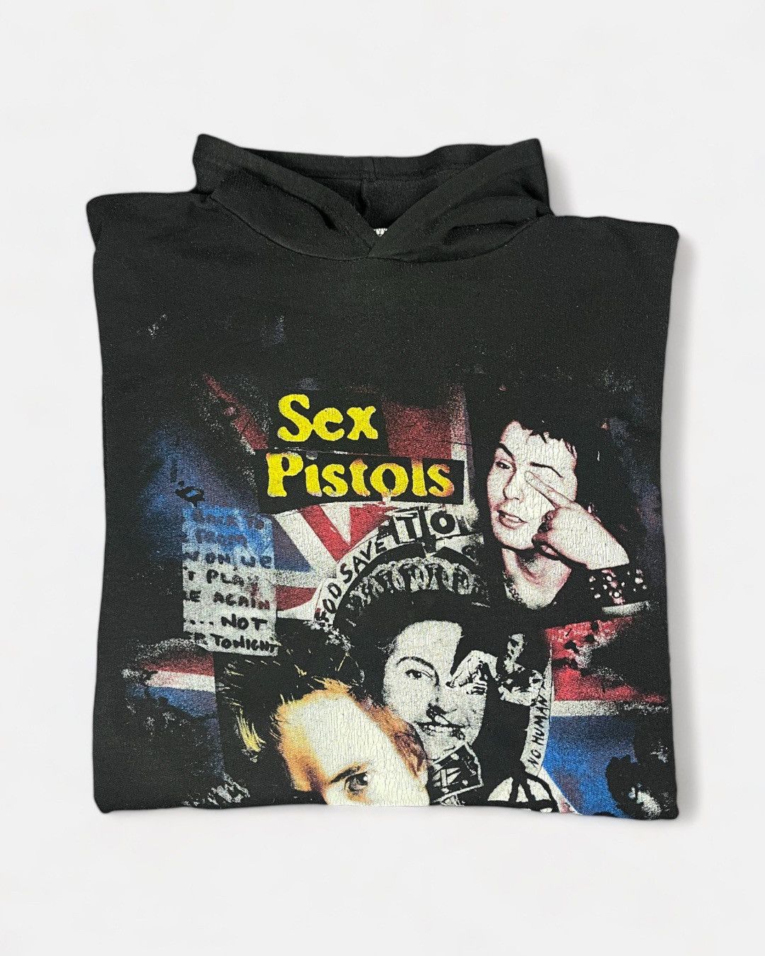 Vintage Sex Pistols 2002 No Future Hoodie T-Shirts, Sweatshirt | FlexRushtees.com