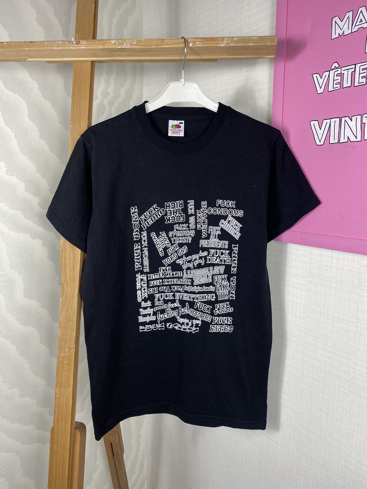 Vintage Fuck Everything Printed Tee Hoodie, Sweatshirt | FlexRushtees.com