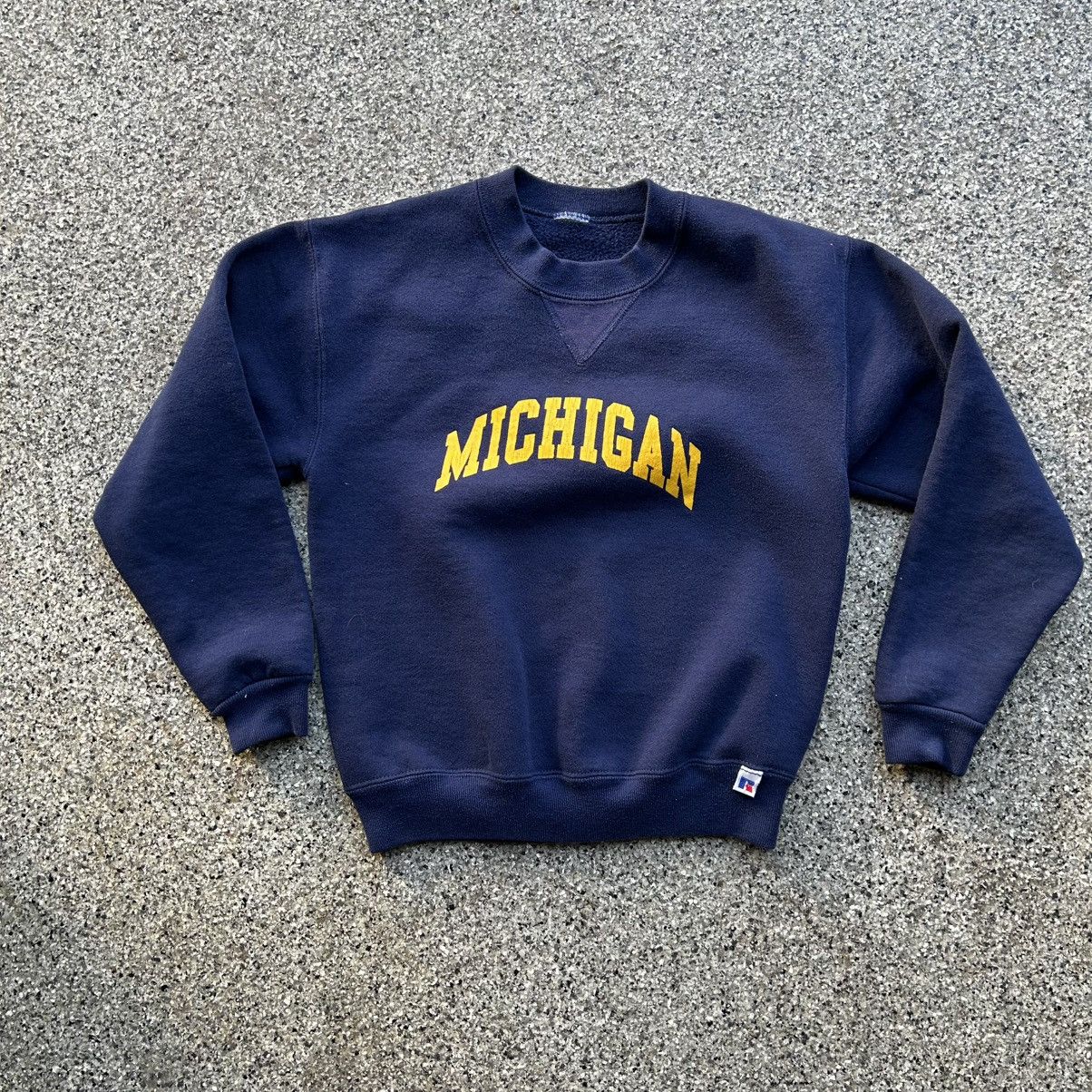 Russell Athletic Vintage Kids Russell Athletics Michigan Sweatshirt