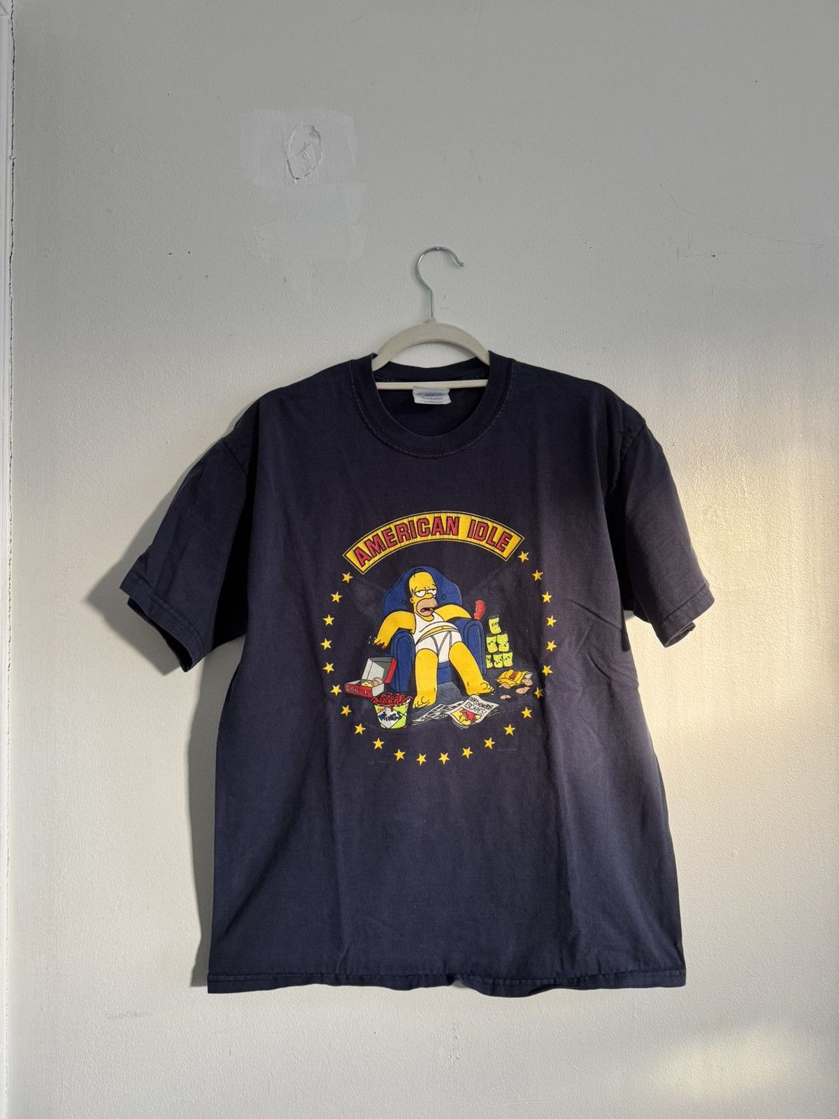 Vintage 2003 Simpsons American Idle Funny T Shirt Hoodie, Sweatshirt | FlexRushtees.com