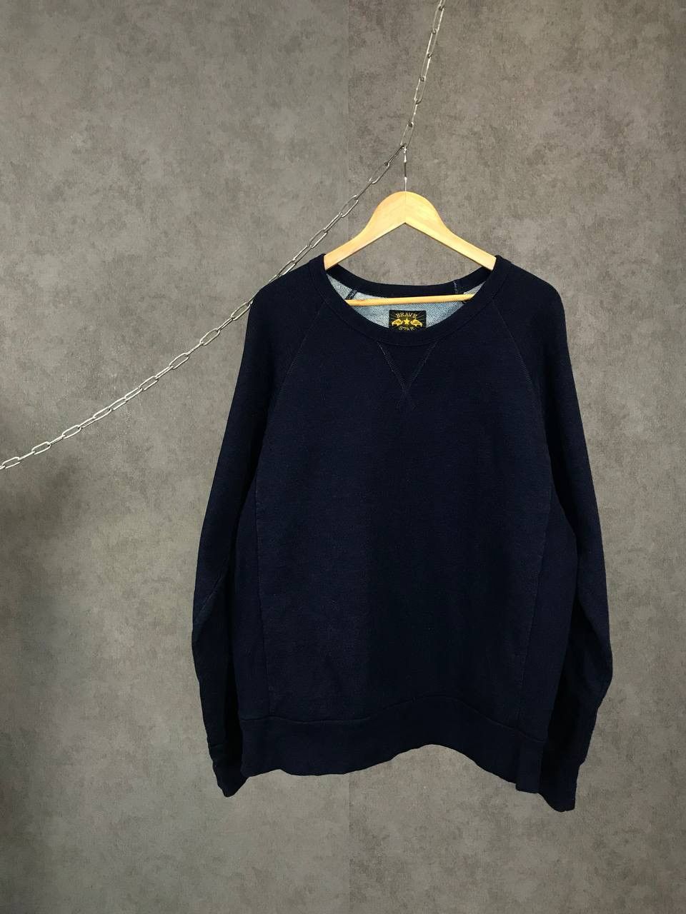 Star Selvage Brave Star Made In Usa Vintage Indigo Sweatshirt