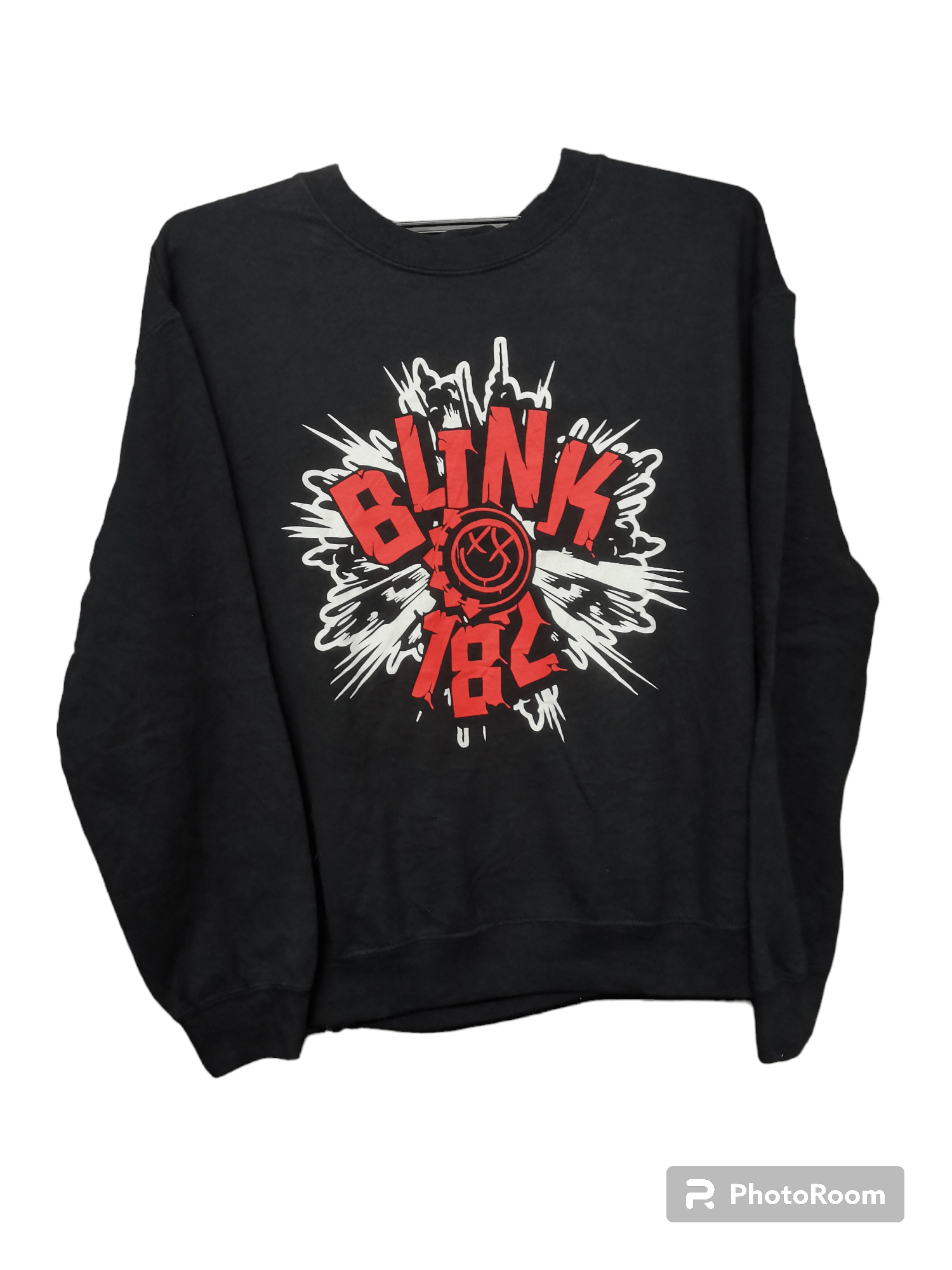 Vintage Vtg Y2k Blink 182 Big Logo Sweatshirt T-Shirts, Hoodie | FlexRushtees.com