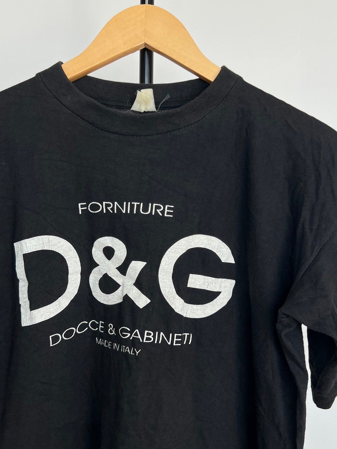Vintage 90 S Dolce Gabinetti Forniture Shirt Parody