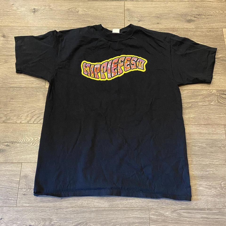 Vintage 2006 Hippiefest Psychedelic Music Tee Shirt Size Xl