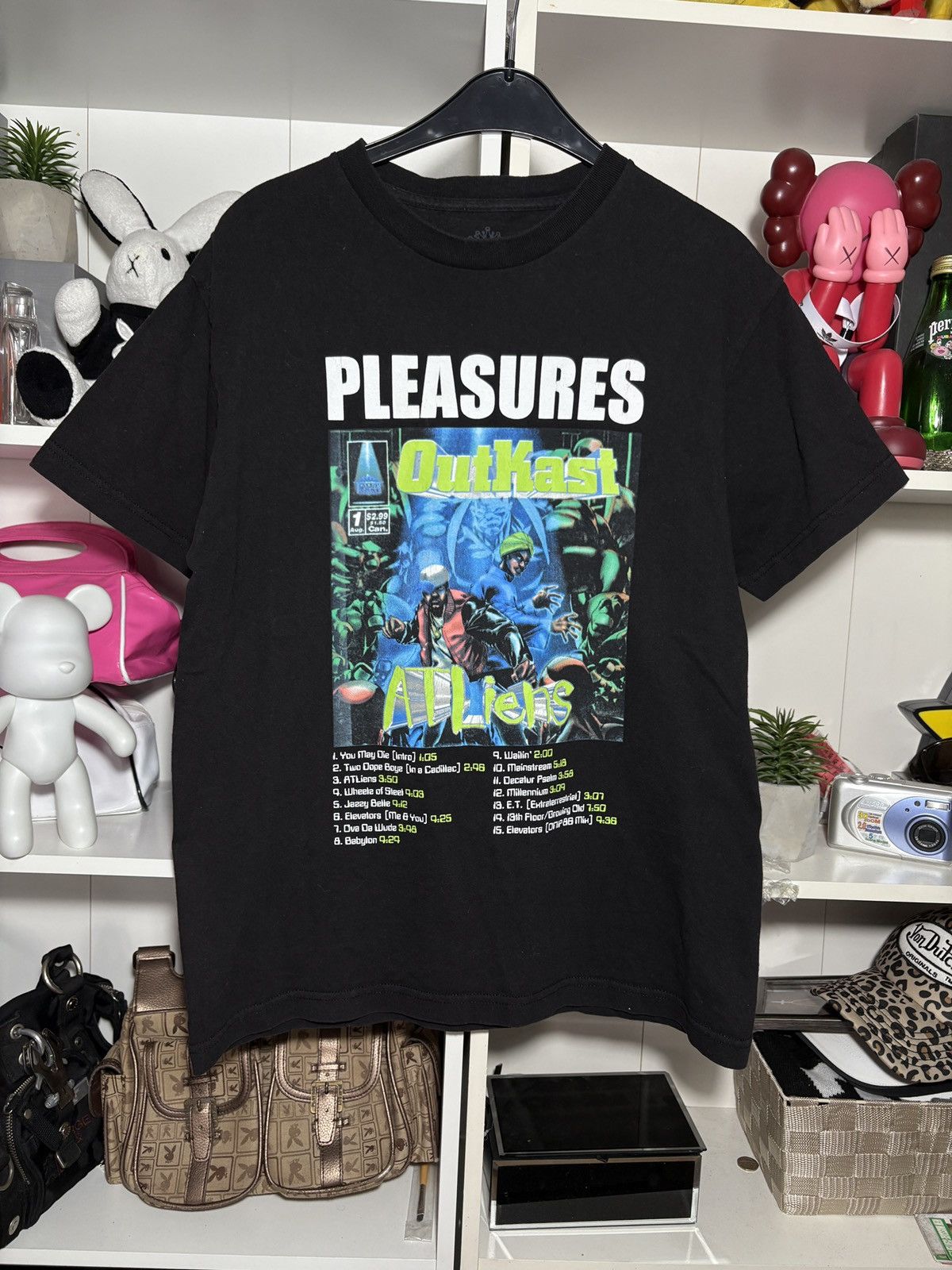 Pleasures X Outkast Atlienes Tee T Shirt Hoodie, Sweatshirt | FlexRushtees.com