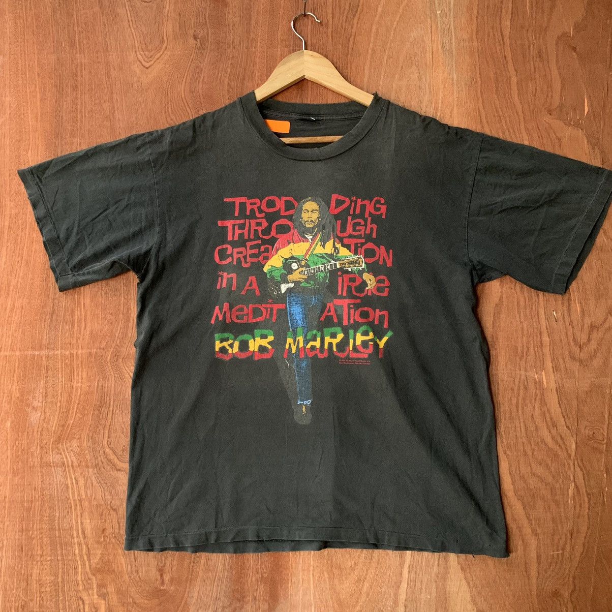 Bob Marley X Vintage Rare Vintage 90s Distressed Bob Marley Tee Hoodie, Sweatshirt | FlexRushtees.com