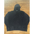 Vintage Hanes Hoodie Black Sweater 27x25 Pull Over Xl