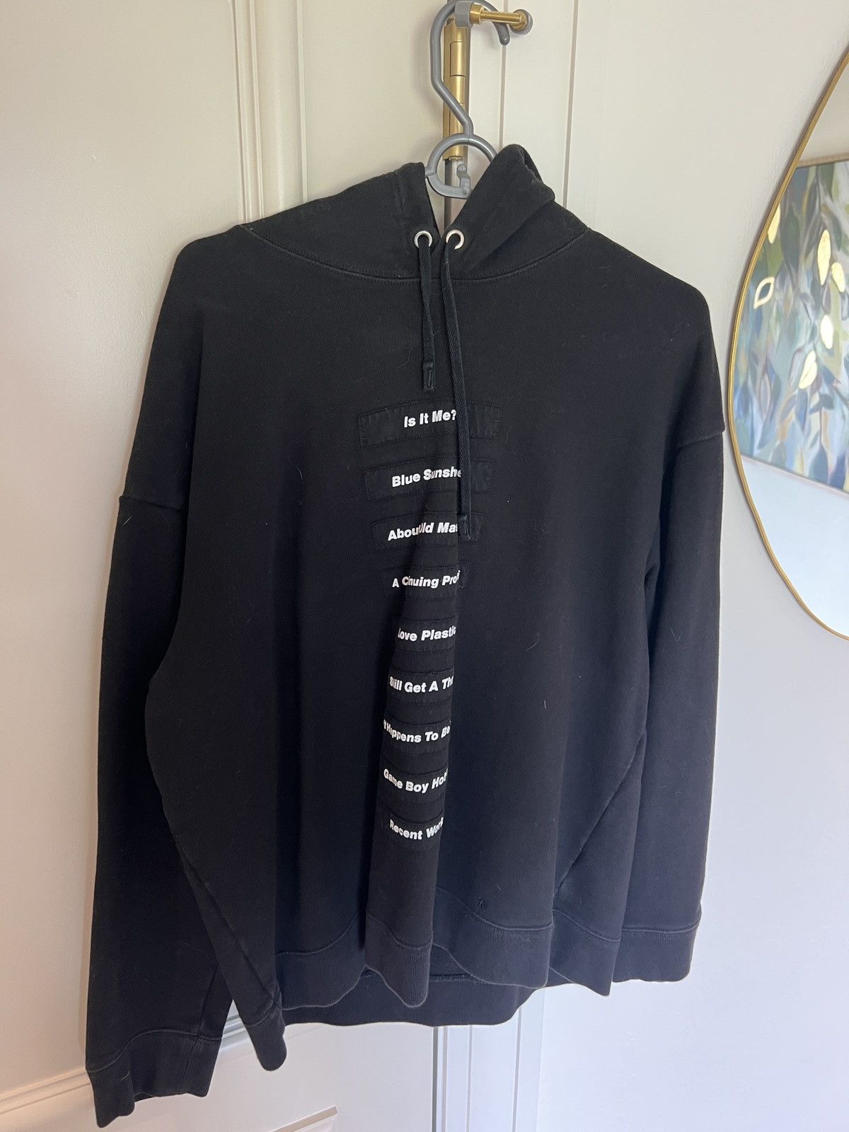 Raf Simons Ss18 Patch Hoodie Blade Runner Theme