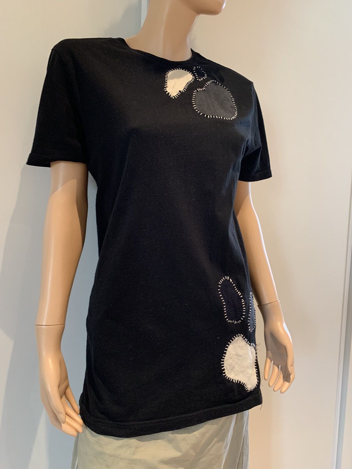 Handmade 1of1 Custom Sashiko Patchwork Tee Hoodie, Sweatshirt | FlexRushtees.com