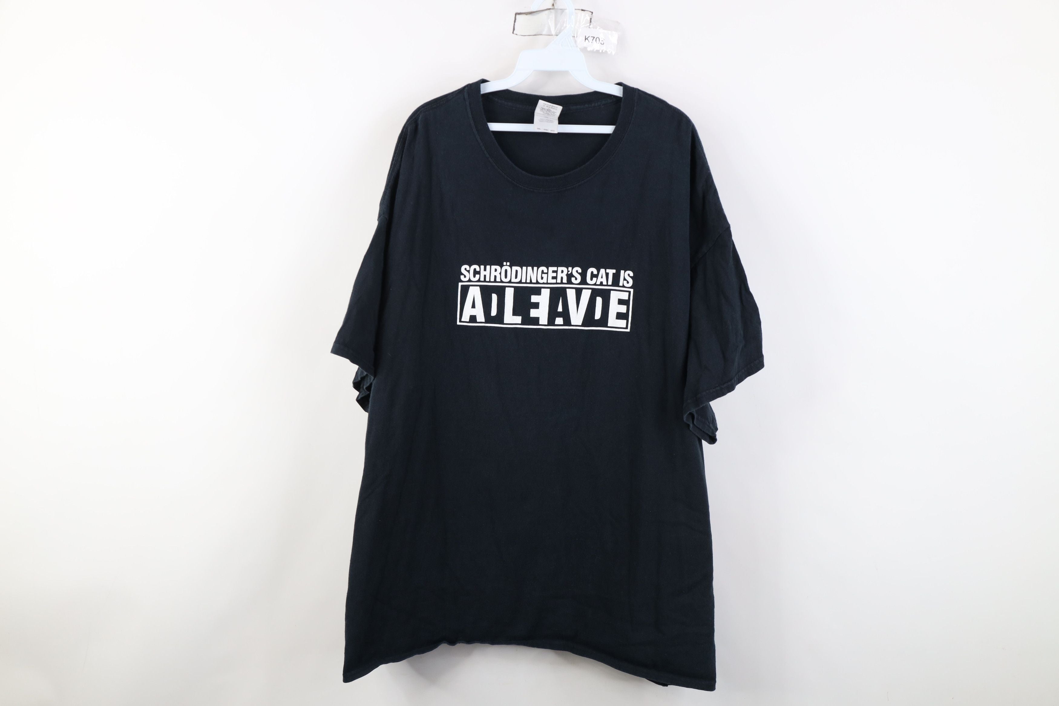 Vintage Schrodingers Cat Is Alive Dead Funny T Shirt Cotton Hoodie, Sweatshirt | FlexRushtees.com
